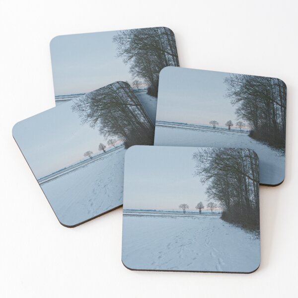 Item preview, Footsteps in the Snow at Winter Dusk designed and sold by ShotsbyDesiree.