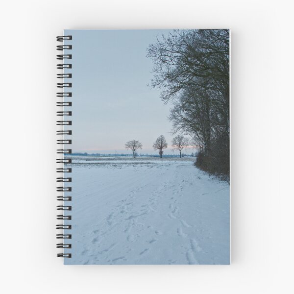 Item preview, Footsteps in the Snow at Winter Dusk designed and sold by ShotsbyDesiree.