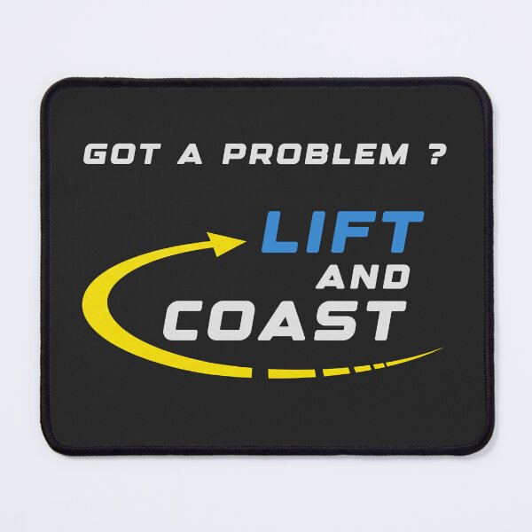 Item preview, Lift & Coast - Got a problem? - Asphalt grey & Yellow- The New Formula Era designed and sold by LiftAndCoast.