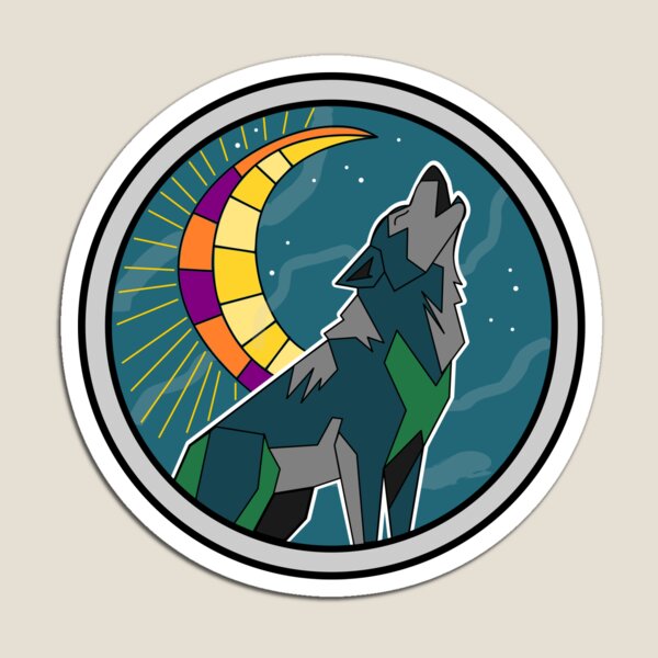 Item preview, Wolf, moon designed and sold by ZnDigitalPrints.