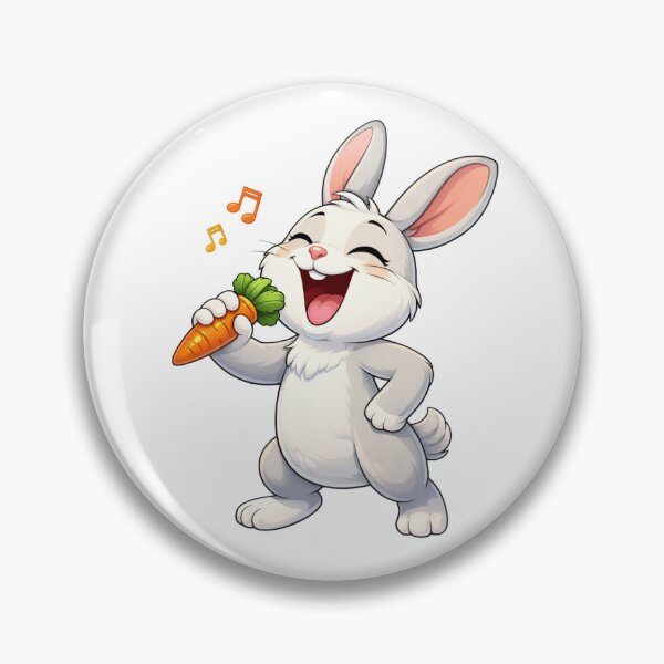 Item preview, Cute Rabbit Singing With Carrot designed and sold by PriyankaSonara.