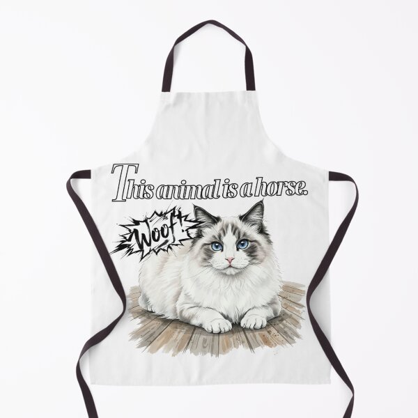 Item preview, This Animal Is A Horse. Woof! - Funny Cat Meme designed and sold by Animal Xeno Circus.