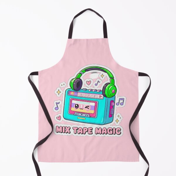 Item preview, Kawaii Retro Mix Tape Magic Cassette Sticker designed and sold by Modavedrake.