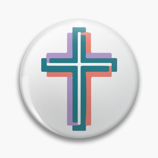 Item preview, Colorful Geometric Cross | Bold Abstract Cross designed and sold by stylishdzign.