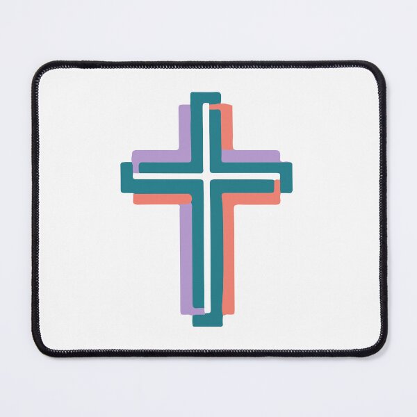Item preview, Colorful Geometric Cross | Bold Abstract Cross designed and sold by stylishdzign.