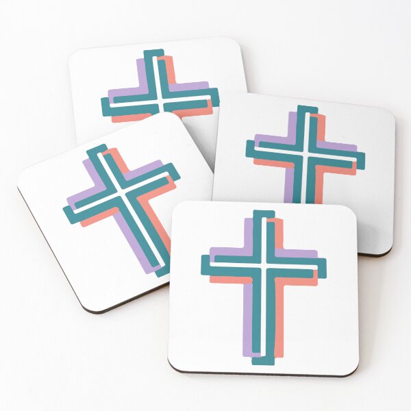 Item preview, Colorful Geometric Cross | Bold Abstract Cross designed and sold by stylishdzign.