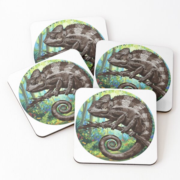 Item preview, Chameleon of the Rainforest - Hidden Jungle Art designed and sold by Animal Xeno Circus.