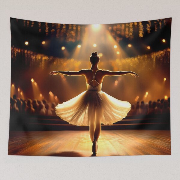 Item preview, Dancer Tapestry, duvet cover, throw blanket, shower curtain designed and sold by CharlottePlaceArt.