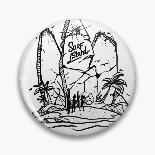 Item preview, Surf Island, Chill, Relaxed, Beach Vibe vector design designed and sold by TheDezignKitchen.