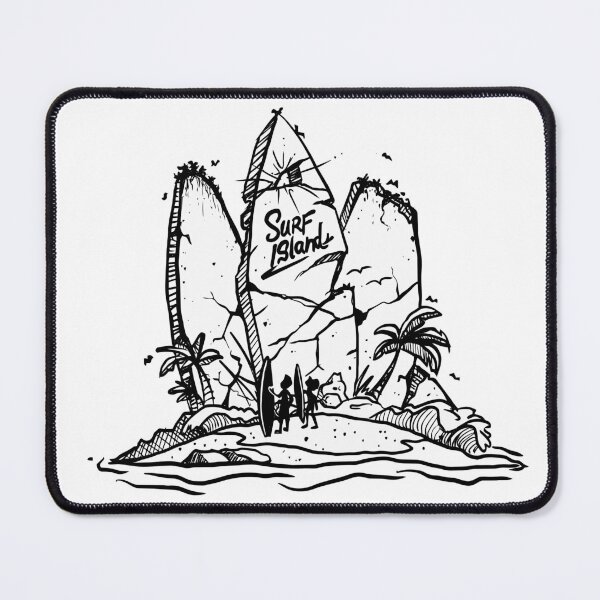 Item preview, Surf Island, Chill, Relaxed, Beach Vibe vector design designed and sold by TheDezignKitchen.
