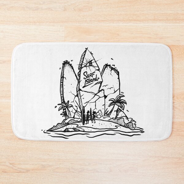 Item preview, Surf Island, Chill, Relaxed, Beach Vibe vector design designed and sold by TheDezignKitchen.