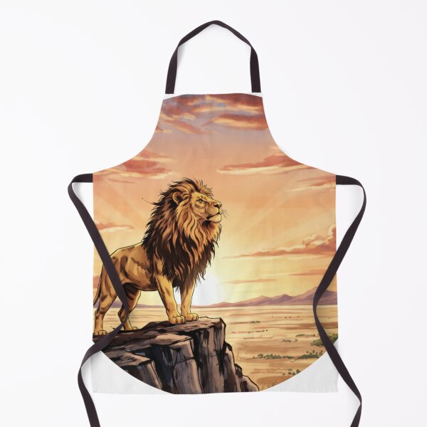 Item preview, King of the Savannah - Majestic Lion at Sunset designed and sold by Animal Xeno Circus.
