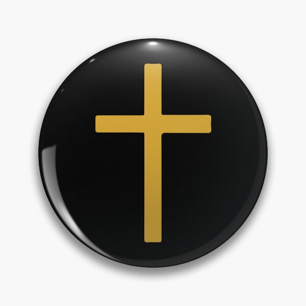 Item preview, Minimalist Gold Christian Cross – Simple Faith Symbol – Modern Religious Art  designed and sold by stylishdzign.