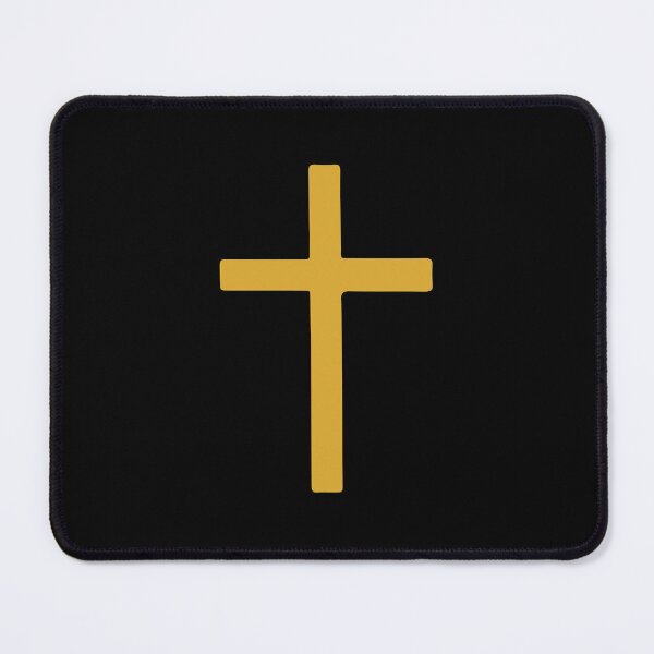 Item preview, Minimalist Gold Christian Cross – Simple Faith Symbol – Modern Religious Art designed and sold by stylishdzign.