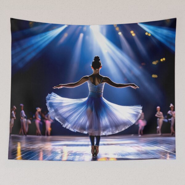 Item preview, Dancer Tapestry, duvet cover, throw blanket, shower curtain designed and sold by CharlottePlaceArt.