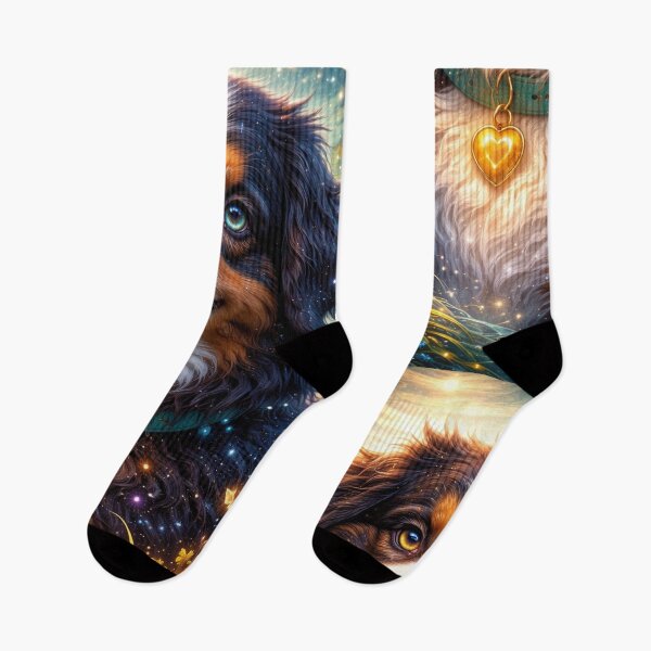 Item preview, Magical Bernese Mountain Dog in Starlight – Imaginative Dog Illustration designed and sold by MrsMimpi.