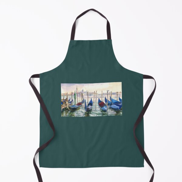 Item preview, Gondolas Grand Canal. Italy. Watercolor painting designed and sold by Colibri77.
