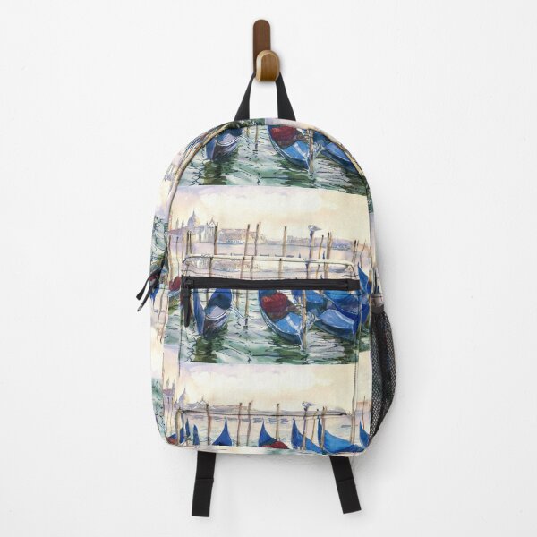 Item preview, Gondolas Grand Canal. Italy. Watercolor painting designed and sold by Colibri77.