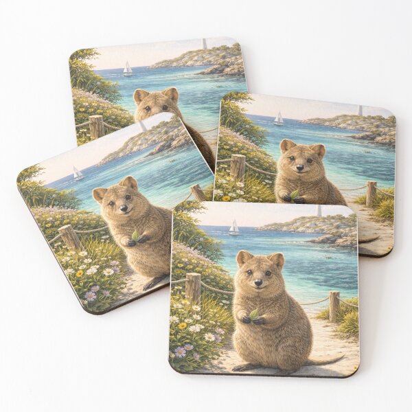 Item preview, Quokka Rottnest Island WA designed and sold by PamLeeDesign.