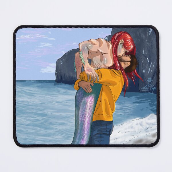 Item preview, Gay Merman at the Sea designed and sold by LisaLaquaArt.