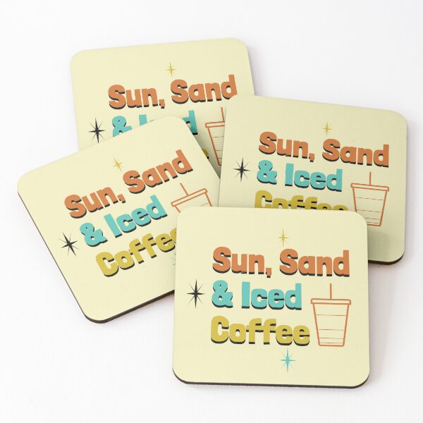 Item preview, Sun, Sand & Iced Coffee Lover- Retro Summer designed and sold by Bold & Brewed.