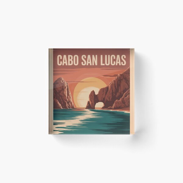 Item preview, Cabo San Lucas Vintage Travel Poster – El Arco Sunset Wall Art – Baja California Sur Mexico Retro Print designed and sold by Timeless Design.