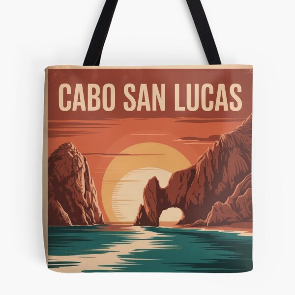 Item preview, Cabo San Lucas Vintage Travel Poster – El Arco Sunset Wall Art – Baja California Sur Mexico Retro Print designed and sold by Timeless Design.