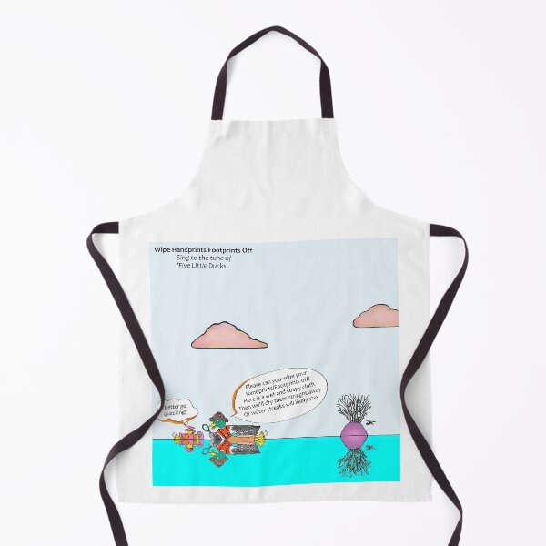 Item preview, Wipe Hands and Footprints Off designed and sold by tuneinwithamy.