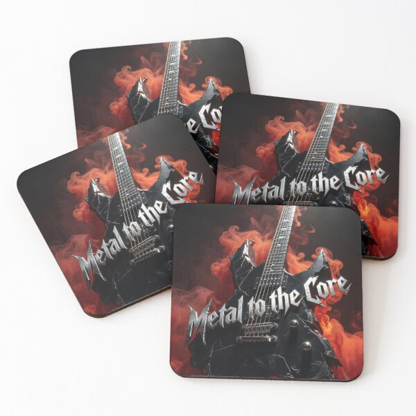 Item preview, Metal to the Core Fire Smoke Guitar designed and sold by creator-Ra.