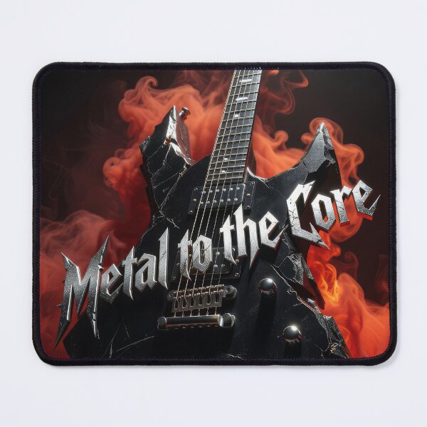 Item preview, Metal to the Core Fire Smoke Guitar designed and sold by creator-Ra.