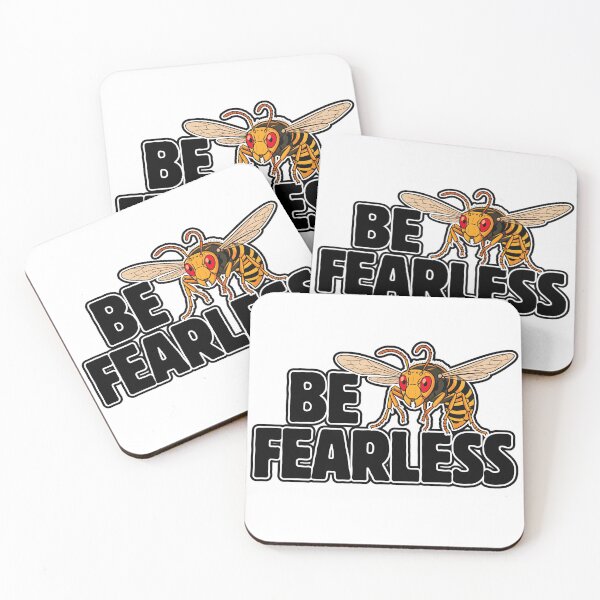 Item preview, BE FEARLESS - Bold Wasp / Hornet Motivation designed and sold by Animal Xeno Circus.