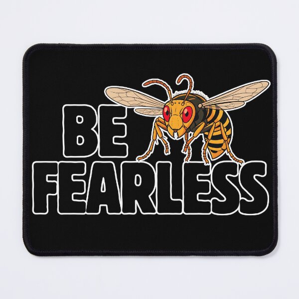 Item preview, BE FEARLESS - Bold Wasp / Hornet Motivation designed and sold by Animal Xeno Circus.