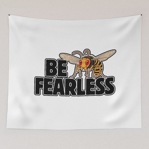 Item preview, BE FEARLESS - Bold Wasp / Hornet Motivation designed and sold by Animal Xeno Circus.