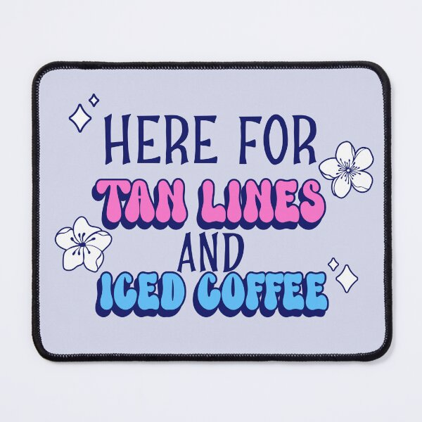Item preview, Retro Here for Tan Lines and Iced Coffee Graphic designed and sold by Bold & Brewed.