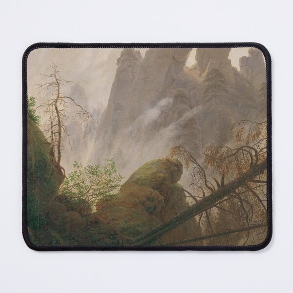 Item preview, Rocky Landscape in the Elbe Sandstone Mountains designed and sold by SharonTheFirst.