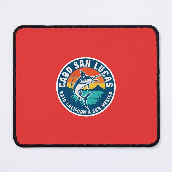 Item preview, Cabo San Lucas Marlin Fishing Sticker – Vintage Nautical Badge – Baja California Sur Mexico designed and sold by Timeless Design.