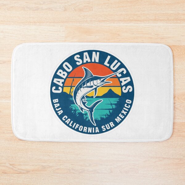 Item preview, Cabo San Lucas Marlin Fishing Sticker – Vintage Nautical Badge – Baja California Sur Mexico designed and sold by Timeless Design.
