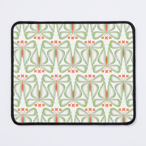 Item preview, Elegant Green Patterned Butterfly Design designed and sold by Clara Fruggeri.