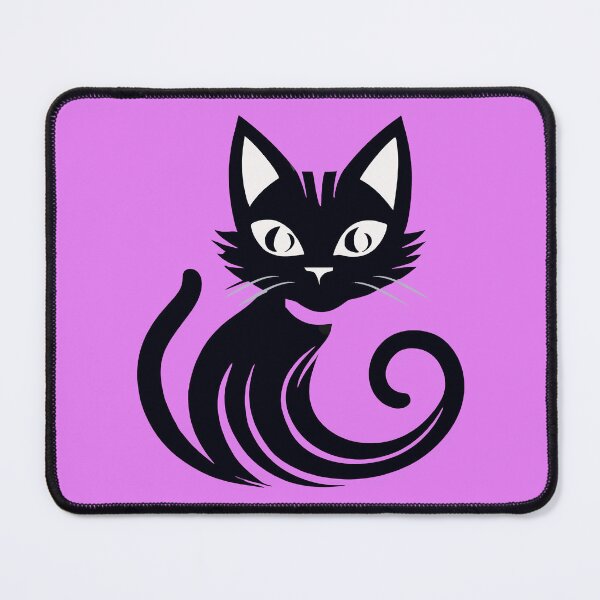 Item preview, Stylized Black Cat Modern Design 9 designed and sold by DigitalandPhoto.