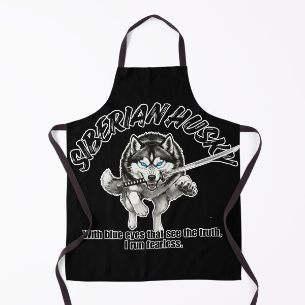 Item preview, Siberian Husky Samurai - Fearless Katana Wolf Dog designed and sold by Animal Xeno Circus.