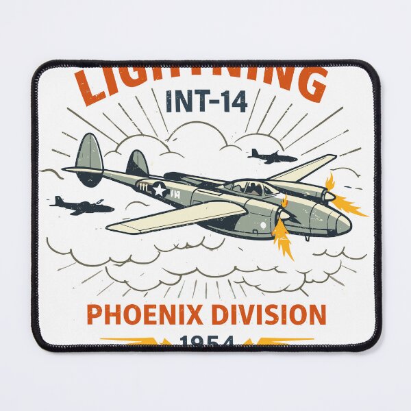 Item preview, Lightning INT-14 Phoenix Division Vintage Warplane designed and sold by Matinez Pink.