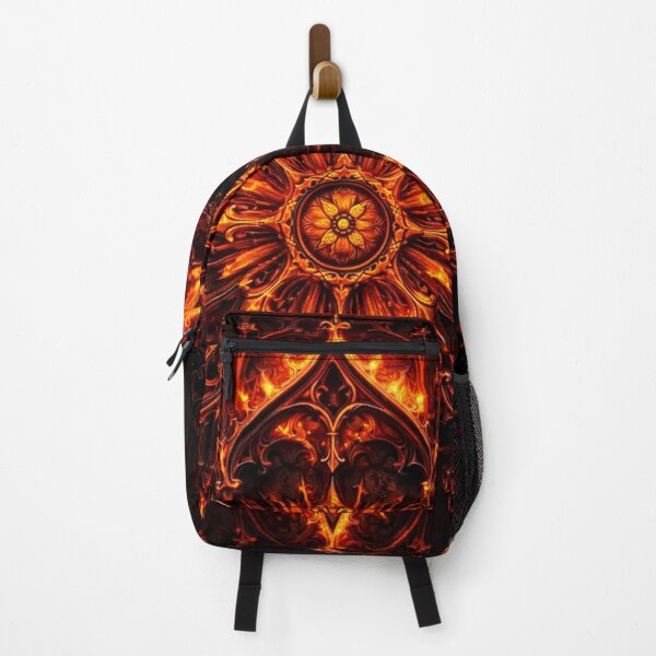 Item preview, Cathedral of Flames – Infernal Gothic Mandala designed and sold by Colorshow-relax.