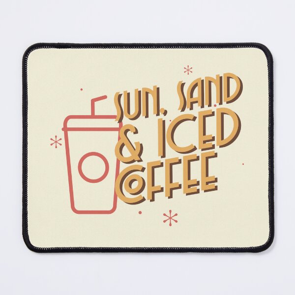 Item preview, Retro Sun, Sand and Iced Coffee Graphic designed and sold by Bold & Brewed.