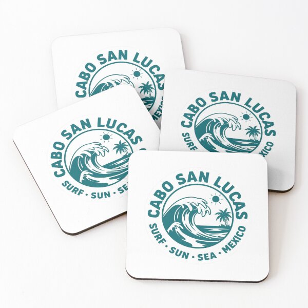 Item preview, Cabo San Lucas Surf Sticker – Retro Wave Badge – Baja California Sur Mexico designed and sold by Timeless Design.