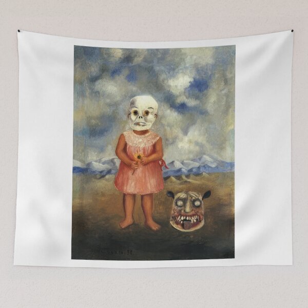 Item preview, Girl with Death Mask  She Plays Alone  - Frida Kahlo  designed and sold by nebelimr.
