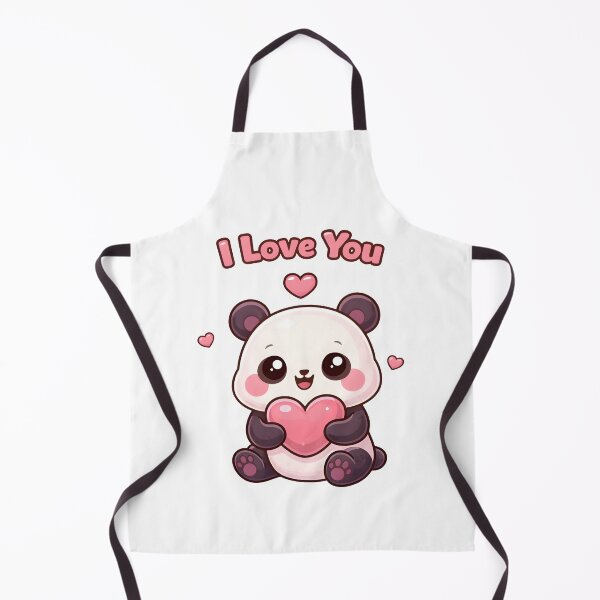 Item preview, Cute Panda I Love You Valentine Kawaii Cartoon. designed and sold by The-T-In-Retro.