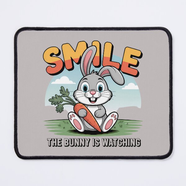 Item preview, Bunny with Carrot - Happy Easter designed and sold by Art-Arcade6.