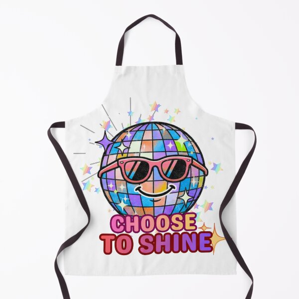 Item preview, Choose To Shine - Retro Groovy Disco Ball 90s Sticker Colorful designed and sold by ItsMyPleasure.