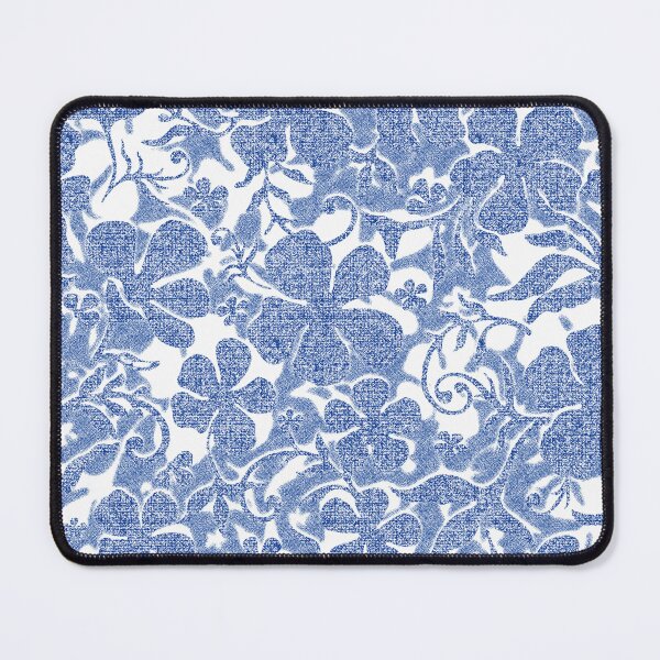 Item preview, Ornate Botanical Damask. Powder blue on white designed and sold by Alex Blud.