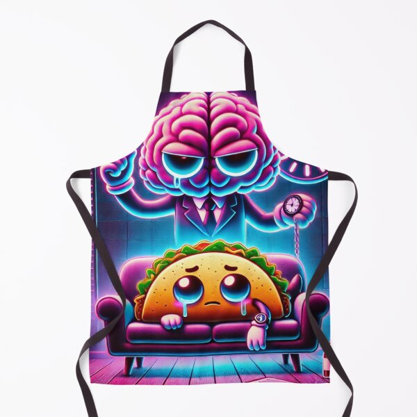 Item preview, Time Is Money – Sad Taco & Corporate Brain Neon Art designed and sold by ComedyInkFactor.